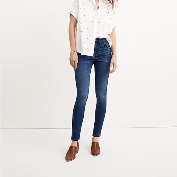 Madewell‎ The Roadtripper Jeans Orson Wash Mid Rise Strech Denim Jeans 25 SHORT - Picture 1 of 13